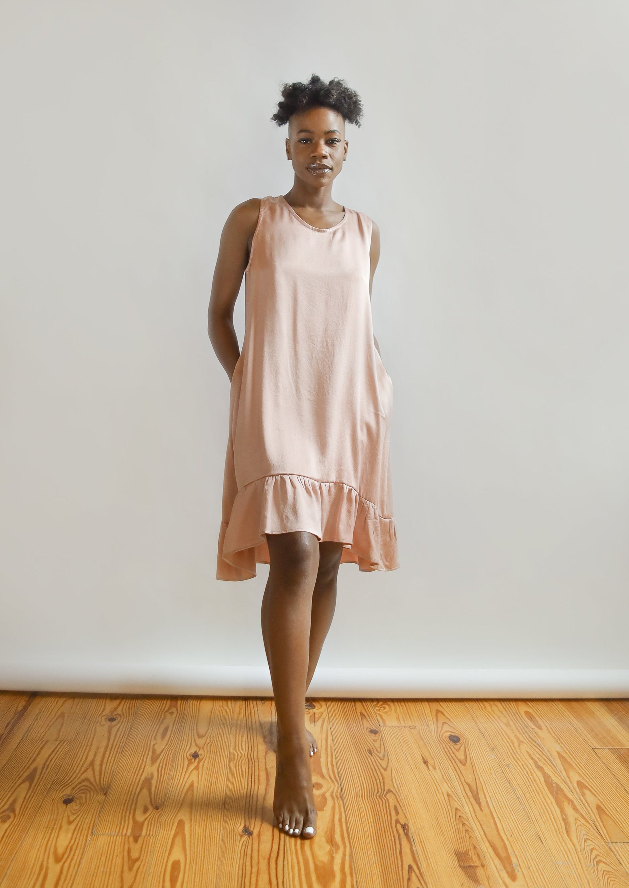 THE NATURALLY DYED SILK TANK DRESS