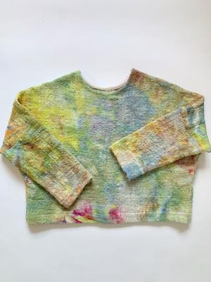 THE COSMIC DYED MID-WEIGHT T SWEATER