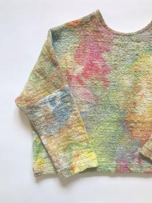 THE COSMIC DYED MID-WEIGHT T SWEATER