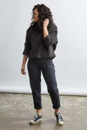 THE TEXTURED T SWEATER