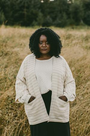 THE COTTON + LINEN POOF TOP