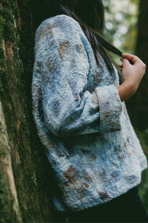 THE COSMIC DYED MID-WEIGHT T SWEATER